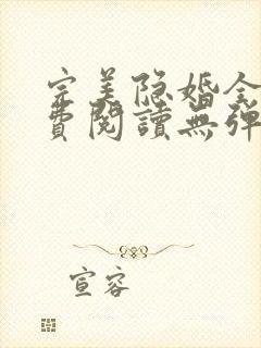 完美隐婚全文免费阅读无弹窗