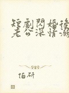 短剧闪婚后,被老公深情溺爱在线观看