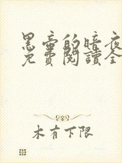 黑帝的暗夜禁宠免费阅读全文