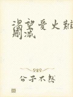 渴望爱火难酎无删减