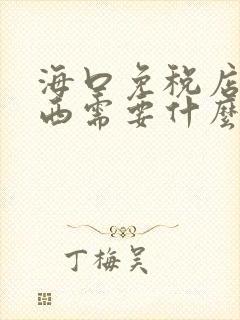 海口免税店买东西需要什么条件