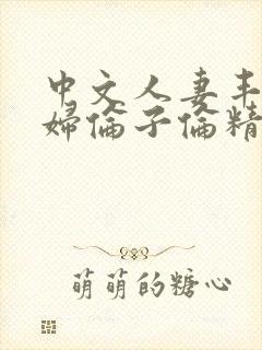 中文人妻丰满熟妇伦子伦精品