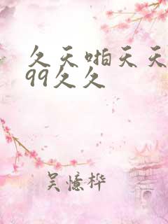 久天啪天天久久99久久