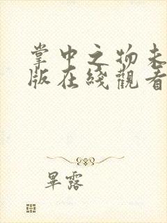 掌中之物未删减版在线观看
