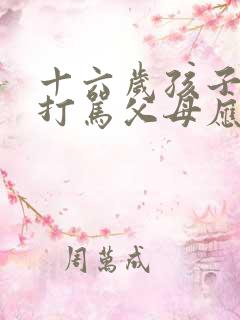 十六岁孩子叛逆打骂父母应对方法