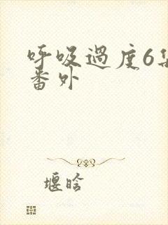 呼吸过度6集+番外