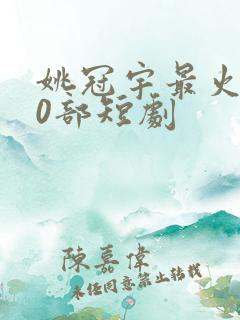 姚冠宇最火的10部短剧