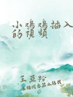 小鸡鸡插入阴道的视频