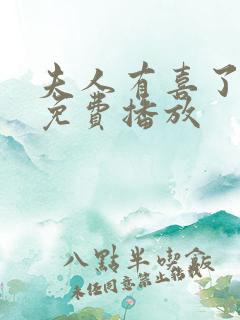 夫人有喜了短剧免费播放