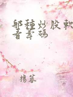 那种炒股软件能看筹码