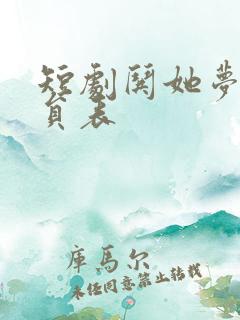 短剧哄她梦甜演员表