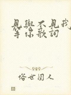 见与不见我都在等你歌词