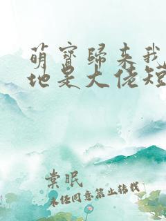 萌宝归来我的爹地是大佬短剧