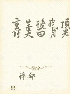 重生后我顶替了前夫白月光阅读无弹窗