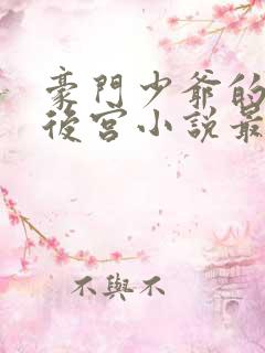 豪门少爷的极品后宫小说最新章节更