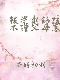 叛逆期的孩子她不理父母怎么办