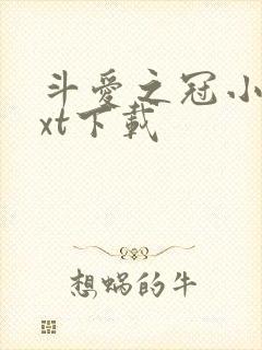 斗爱之冠小说txt下载