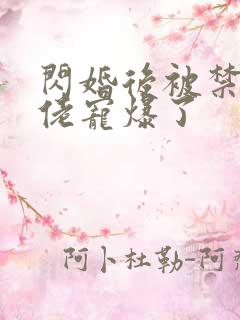 闪婚后被禁欲大佬宠爆了