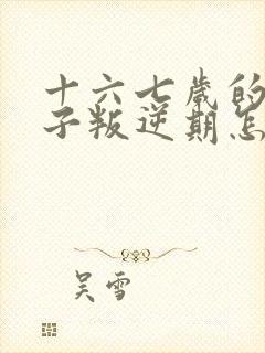 十六七岁的男孩子叛逆期怎么办