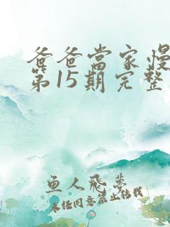 爸爸当家慢享季第15期完整版