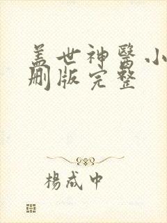 盖世神医小说未删版完整
