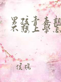 男孩青春期叛逆不想上学怎么办