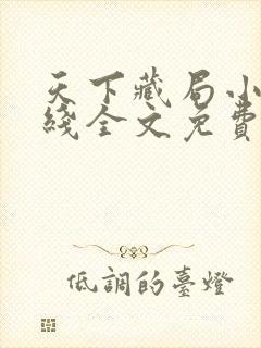 天下藏局小说在线全文免费阅读