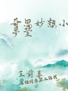 奇思妙想小说周梦莹