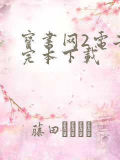 宝书网2电子书完本下载