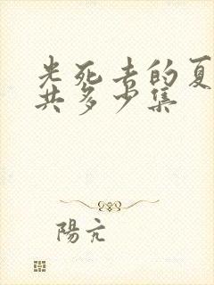 光死去的夏天一共多少集