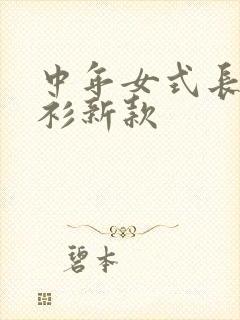 中年女式长袖衬衫新款