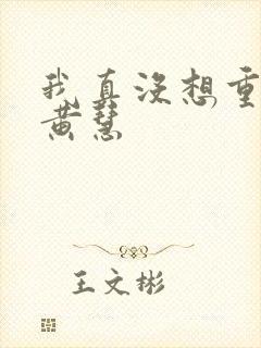 我真没想重生啊黄慧