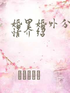 婚里婚外分集剧情介绍