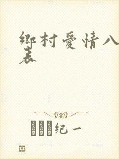 乡村爱情八演员表