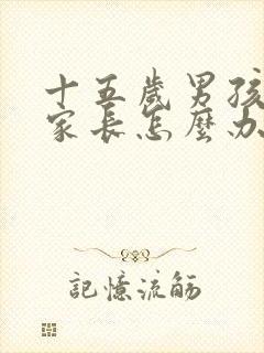 十五岁男孩厌学家长怎么办