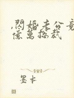 ,闪婚老公竟是亿万总裁