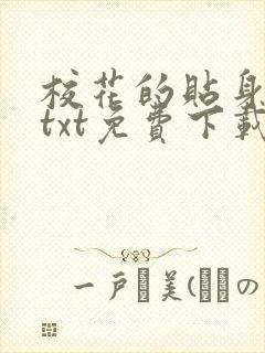 校花的贴身高手txt免费下载全文