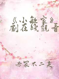 《小敏家》电视剧在线观看