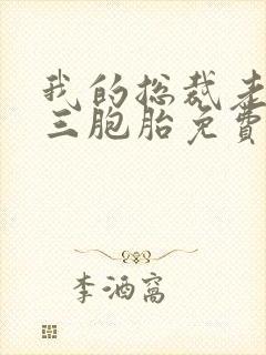 我的总裁老婆是三胞胎免费阅读
