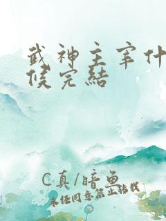 武神主宰什么时候完结