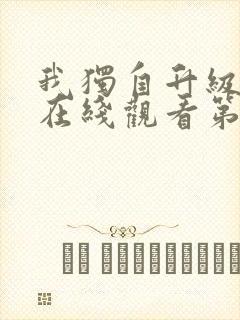 我独自升级动漫在线观看第二季