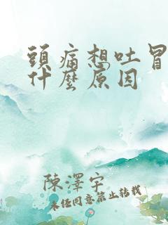 头痛想吐冒冷汗什么原因