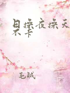 日操夜操天天操不卡