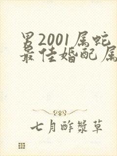 男2001属蛇最佳婚配属相