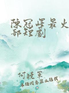 陈冠峄最火的十部短剧