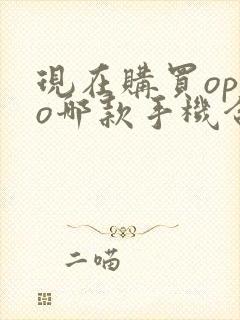 现在购买oppo哪款手机合适