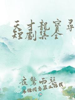 天才龙宝寻亲记短剧集全