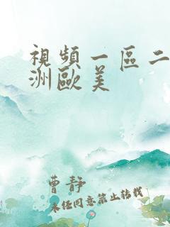 视频一区二区亚洲欧美