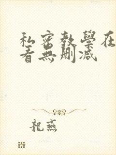 私密教学在线观看无删减