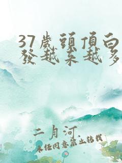 37岁头顶白头发越来越多